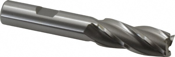 OSG 5819300 Square End Mill: 0.5709 Dia, 1-3/8 LOC, 1/2 Shank Dia, 3-3/8 OAL, 4 Flutes, Cobalt Image