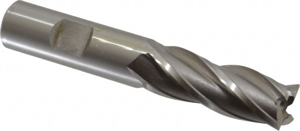 OSG 5812100 Square End Mill: 0.6299 Dia, 1-5/8 LOC, 5/8 Shank Dia, 3-3/4 OAL, 4 Flutes, Cobalt Image