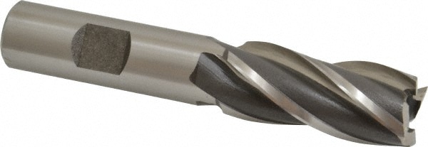 OSG 5812300 Square End Mill: 0.7087 Dia, 1-5/8 LOC, 5/8 Shank Dia, 3-3/4 OAL, 4 Flutes, Cobalt Image