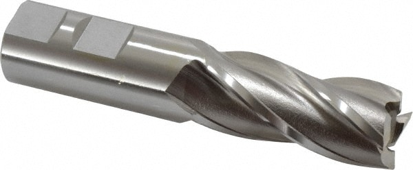 OSG 5814100 Square End Mill: 0.8661 Dia, 1-7/8 LOC, 7/8 Shank Dia, 4-1/8 OAL, 4 Flutes, Cobalt Image