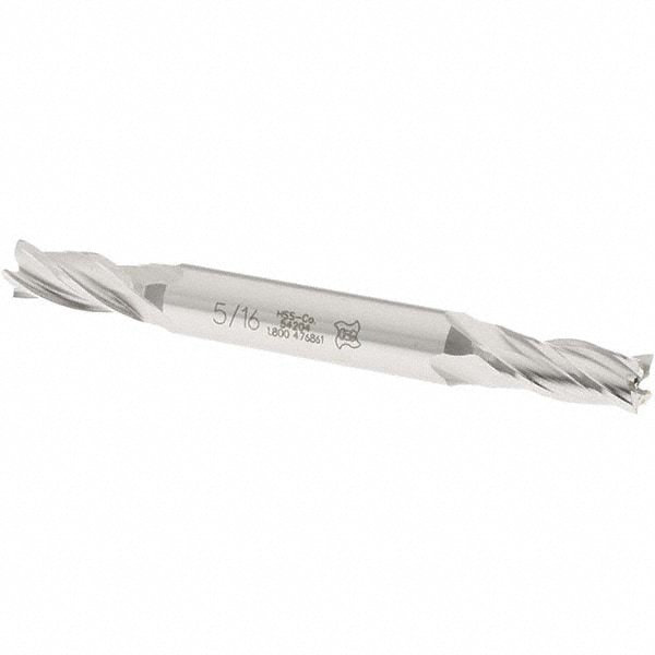 OSG 5420400 Square End Mill: 5/16 Dia, 3/4 LOC, 3/8 Shank Dia, 3-1/2 OAL, 4 Flutes, Cobalt Image