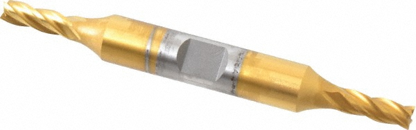 OSG 5420205 Square End Mill: 3/16 Dia, 1/2 LOC, 3/8 Shank Dia, 3-1/4 OAL, 4 Flutes, Cobalt Image