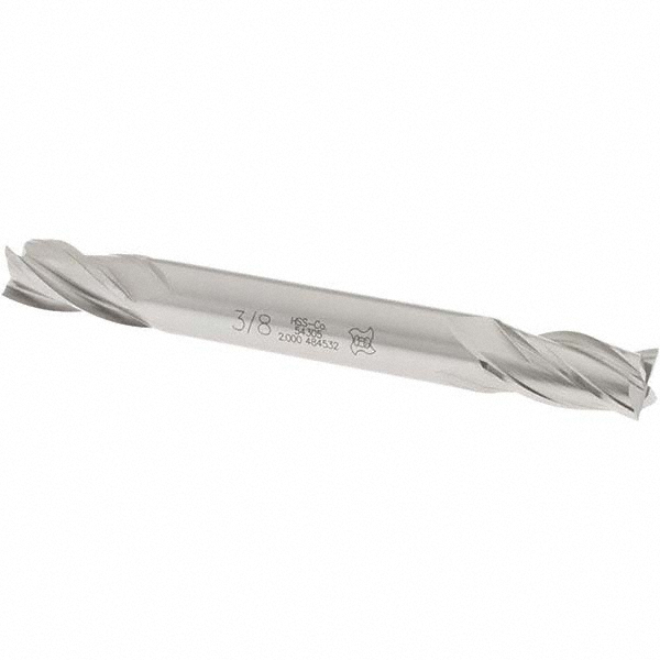 OSG 5430500 Square End Mill: 3/8 Dia, 3/4 LOC, 3/8 Shank Dia, 3-1/2 OAL, 4 Flutes, Cobalt Image