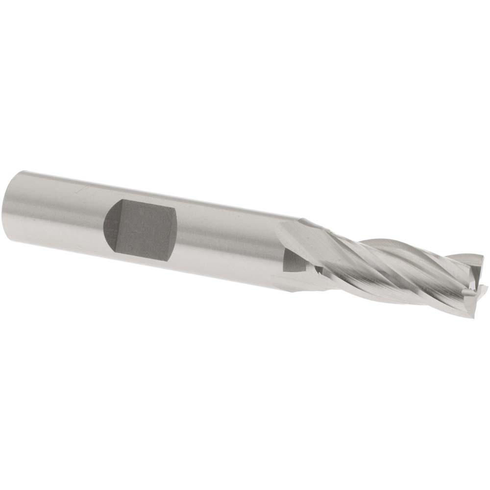 OSG 5410400 Square End Mill: 5/16 Dia, 3/4 LOC, 3/8 Shank Dia, 2-1/2 OAL, 4 Flutes, Cobalt Image