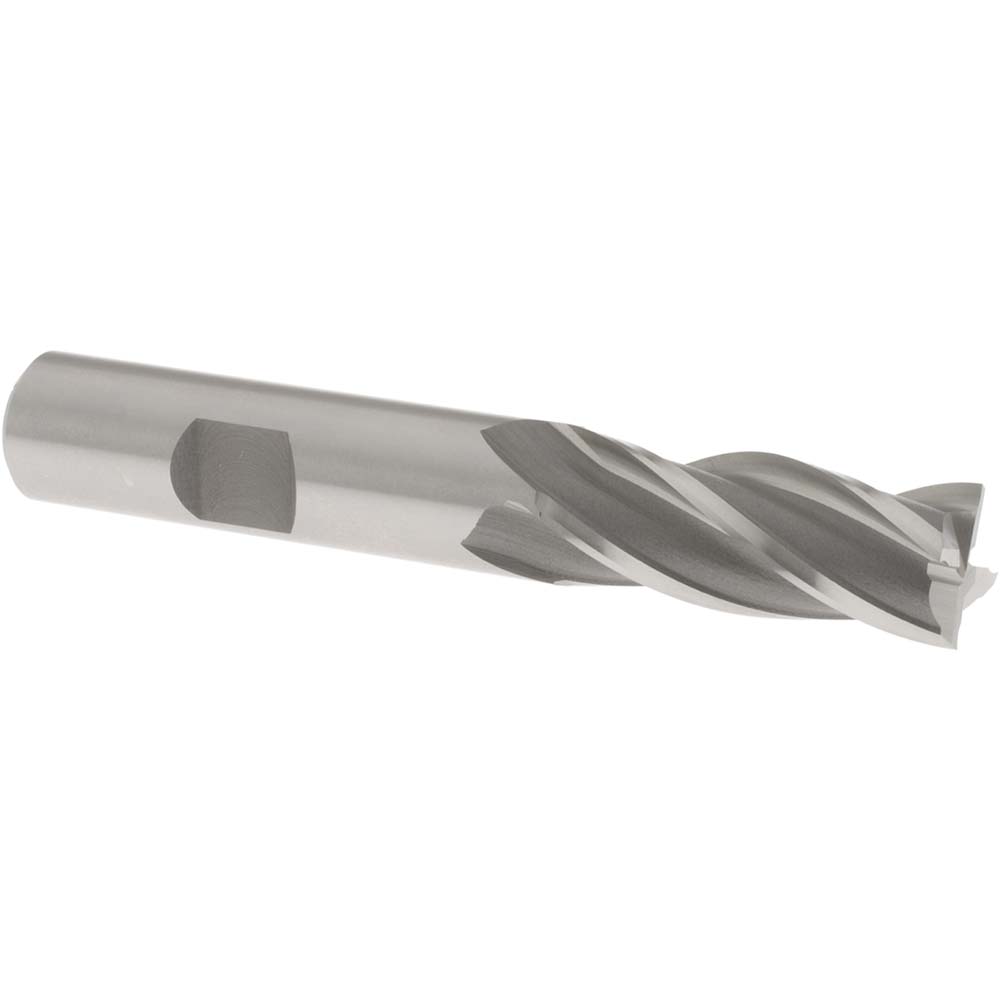 OSG 5411100 Square End Mill: 1/2 Dia, 1-1/4 LOC, 1/2 Shank Dia, 3-1/4 OAL, 4 Flutes, Cobalt Image
