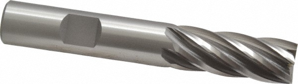 OSG 5411500 Square End Mill: 1/2 Dia, 1-1/4 LOC, 1/2 Shank Dia, 3-1/4 OAL, 6 Flutes, Cobalt Image