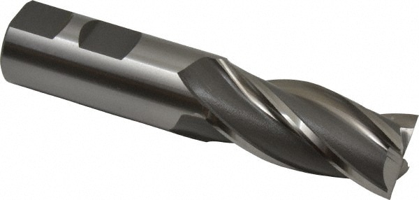 OSG 5414100 Square End Mill: 7/8 Dia, 1-7/8 LOC, 7/8 Shank Dia, 4-1/8 OAL, 4 Flutes, Cobalt Image