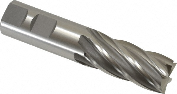 OSG 5414500 Square End Mill: 7/8 Dia, 1-7/8 LOC, 7/8 Shank Dia, 4-1/8 OAL, 6 Flutes, Cobalt Image