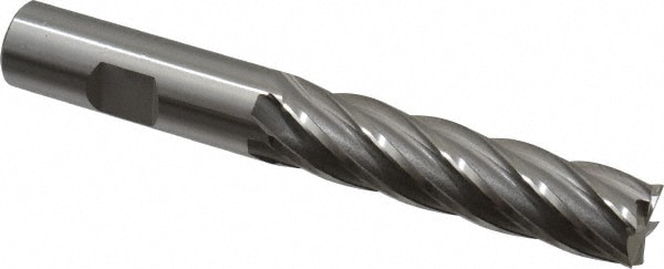 OSG 5462500 Square End Mill: 5/8 Dia, 2-1/2 LOC, 5/8 Shank Dia, 4-5/8 OAL, 6 Flutes, Cobalt Image