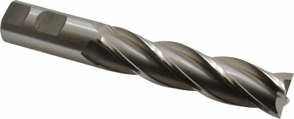 OSG 5465100 Square End Mill: 1 Dia, 4 LOC, 1 Shank Dia, 6-1/2 OAL, 4 Flutes, Cobalt Image