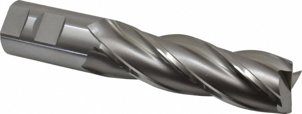 OSG 5466100 Square End Mill: 1-1/4 Dia, 4 LOC, 1-1/4 Shank Dia, 6-1/2 OAL, 4 Flutes, Cobalt Image