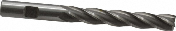 OSG 5581100 Square End Mill: 1/2 Dia, 3 LOC, 1/2 Shank Dia, 5 OAL, 4 Flutes, Cobalt Image