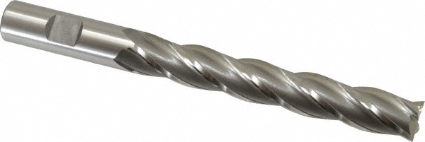 OSG 5582100 Square End Mill: 5/8 Dia, 4 LOC, 5/8 Shank Dia, 6-1/8 OAL, 4 Flutes, Cobalt Image