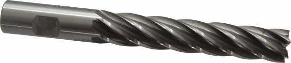 OSG 5583500 Square End Mill: 3/4 Dia, 4 LOC, 3/4 Shank Dia, 6-1/4 OAL, 6 Flutes, Cobalt Image