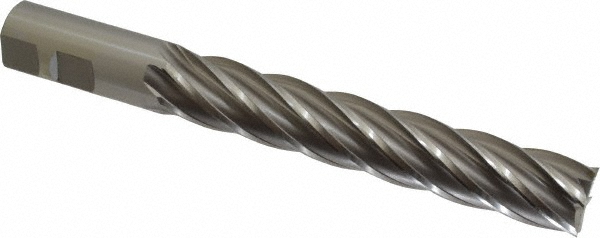OSG 5584500 Square End Mill: 7/8 Dia, 5 LOC, 7/8 Shank Dia, 7-1/4 OAL, 6 Flutes, Cobalt Image
