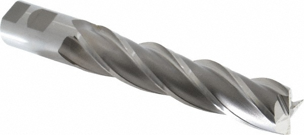 OSG 5586100 Square End Mill: 1-1/4 Dia, 6 LOC, 1-1/4 Shank Dia, 8-1/2 OAL, 4 Flutes, Cobalt Image