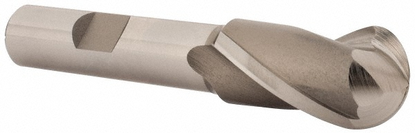 OSG 5211500 Ball End Mill: 0.75" Dia, 1.3125" LOC, 2 Flute, Cobalt Image