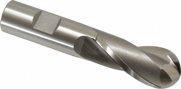 OSG 5213200 Ball End Mill: 0.875" Dia, 1.875" LOC, 2 Flute, Cobalt Image