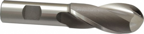 OSG 5213300 Ball End Mill: 1" Dia, 2.25" LOC, 2 Flute, Cobalt Image