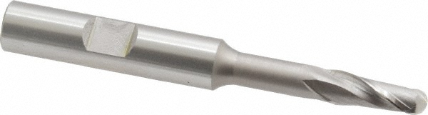 OSG 5260300 Ball End Mill: 0.25" Dia, 0.625" LOC, 2 Flute, Cobalt Image