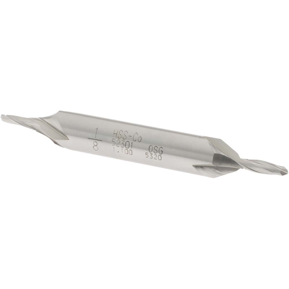 OSG 5230100 Ball End Mill: 0.125" Dia, 0.375" LOC, 2 Flute, Cobalt Image