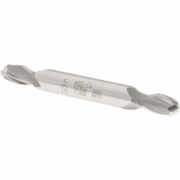 OSG 5230400 Ball End Mill: 0.3125" Dia, 0.5625" LOC, 2 Flute, Cobalt Image
