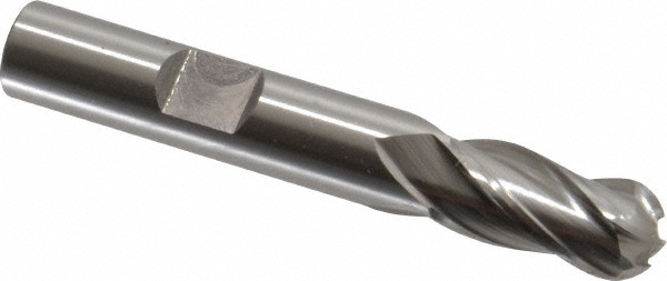 OSG 5440500 Ball End Mill: 0.375" Dia, 0.75" LOC, 4 Flute, Cobalt Image