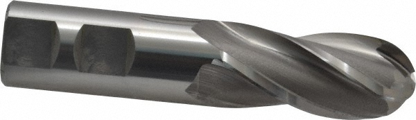 OSG 5444100 Ball End Mill: 0.875" Dia, 1.875" LOC, 4 Flute, Cobalt Image