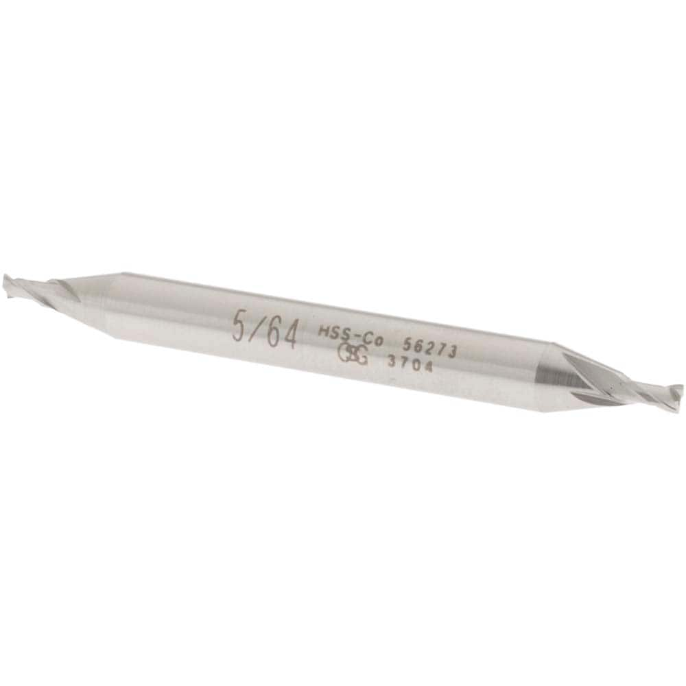 OSG 5627300 Square End Mill: 5/64 Dia, 1/8 LOC, 3/16 Shank Dia, 2 OAL, 2 Flutes, Cobalt Image