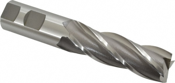 OSG 5485100 Square End Mill: 1 Dia, 3 LOC, 1 Shank Dia, 5-1/2 OAL, 4 Flutes, Cobalt Image