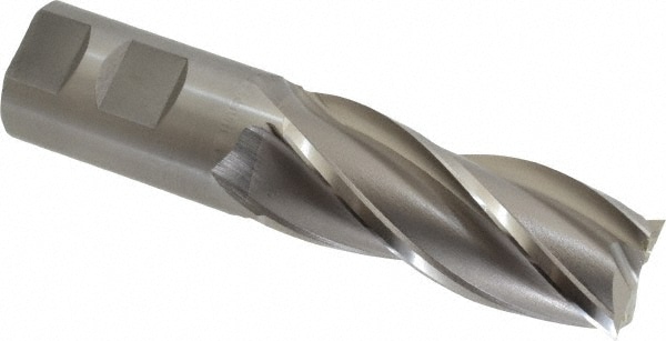 OSG 5486100 Square End Mill: 1-1/4 Dia, 3 LOC, 1-1/4 Shank Dia, 5-1/2 OAL, 4 Flutes, Cobalt Image