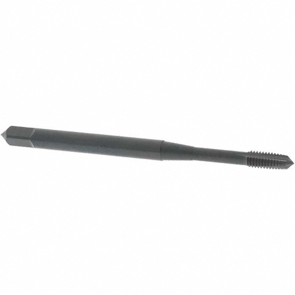 OSG 1702201 Spiral Point Tap: M3 x 0.5, Metric Coarse, 3 Flutes, Plug, 6H, Powdered Metal, Oxide Finish Image