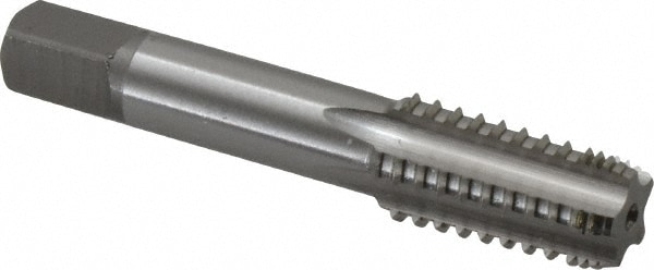 1/8-27 NPT, 5 Flutes, Bright Finish, High Speed Steel, Interrupted Thread Pipe Tap