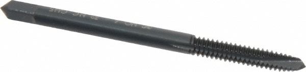 OSG 1706401 Spiral Point Tap: #6-32, UNC, 3 Flutes, Plug, Powdered Metal, Oxide Finish Image
