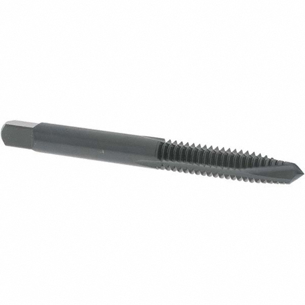 OSG 1707201 Spiral Point Tap: 1/4-20, UNC, 3 Flutes, Plug, 2B, Powdered Metal, Oxide Finish Image
