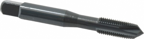 OSG 1708201 Spiral Point Tap: 3/8-24, UNF, 3 Flutes, Plug, Powdered Metal, Oxide Finish Image