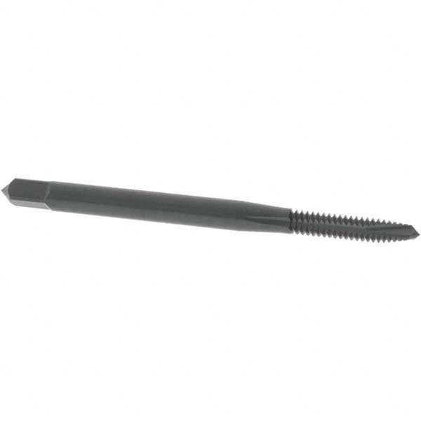 OSG 1776201 Spiral Point Tap: #4-40, UNC, 3 Flutes, Plug, 2B/3B, Powdered Metal, Oxide Finish Image
