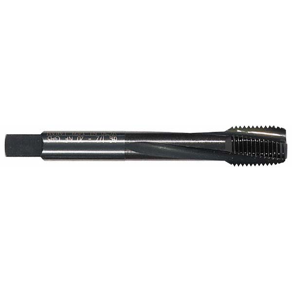 OSG 1710101 Spiral Flute Tap: 3/8-24, UNF, 3 Flute, Modified Bottoming, 3B Class of Fit, Powdered Metal, Oxide Finish Image