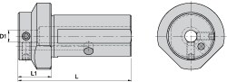 Boring Bar Reducing Adapter: KM63XMZ