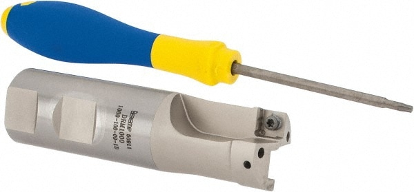 1" Max Drill Depth, 1xD, 1" Diam, Indexable Insert Drill