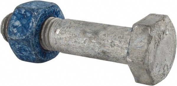 Hex Head Bolt: 5/8-11, 3" Length Under Head, Steel, Grade A325