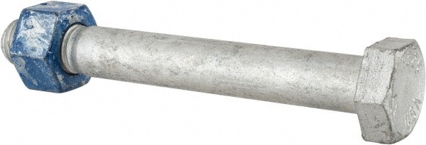 Hex Head Bolt: 3/4-10, 6" Length Under Head, Steel, Grade A325