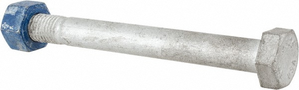 Hex Head Bolt: 3/4-10, 7" Length Under Head, Steel, Grade A325