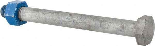 Value Collection AINB0750800CG Hex Head Bolt: 3/8-16, 8" Length Under Head, Steel, Grade A325 Image