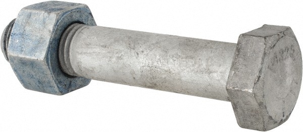 Value Collection AINB1130600CG Hex Head Bolt: 1-1/8-7, 6" Length Under Head, Steel, Grade A325 Image