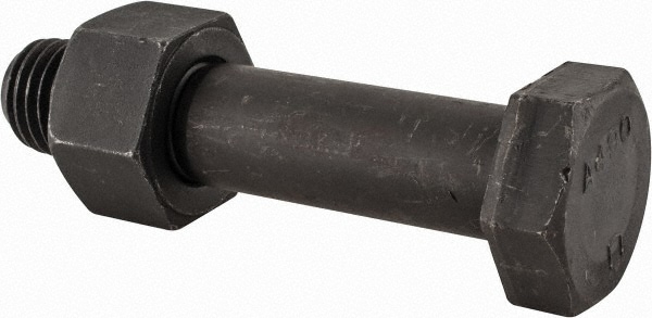 Hex Head Bolt: 1-8, 4-3/4" Length Under Head, Steel, Grade A490