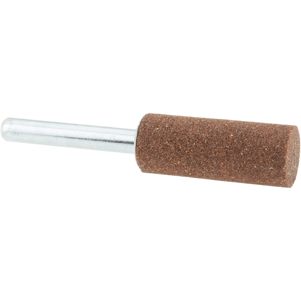Mounted Point: 1-1/2" Thick, 1/4" Shank Dia, W188, 60 Grit, Medium