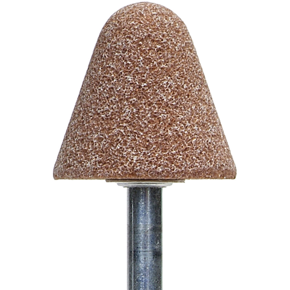Mounted Point: 1-1/4" Thick, 1/4" Shank Dia, A4, 60 Grit, Medium