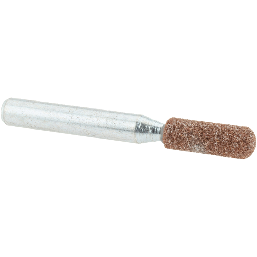 Mounted Point: 3/4" Thick, 1/4" Shank Dia, A24, 60 Grit, Medium