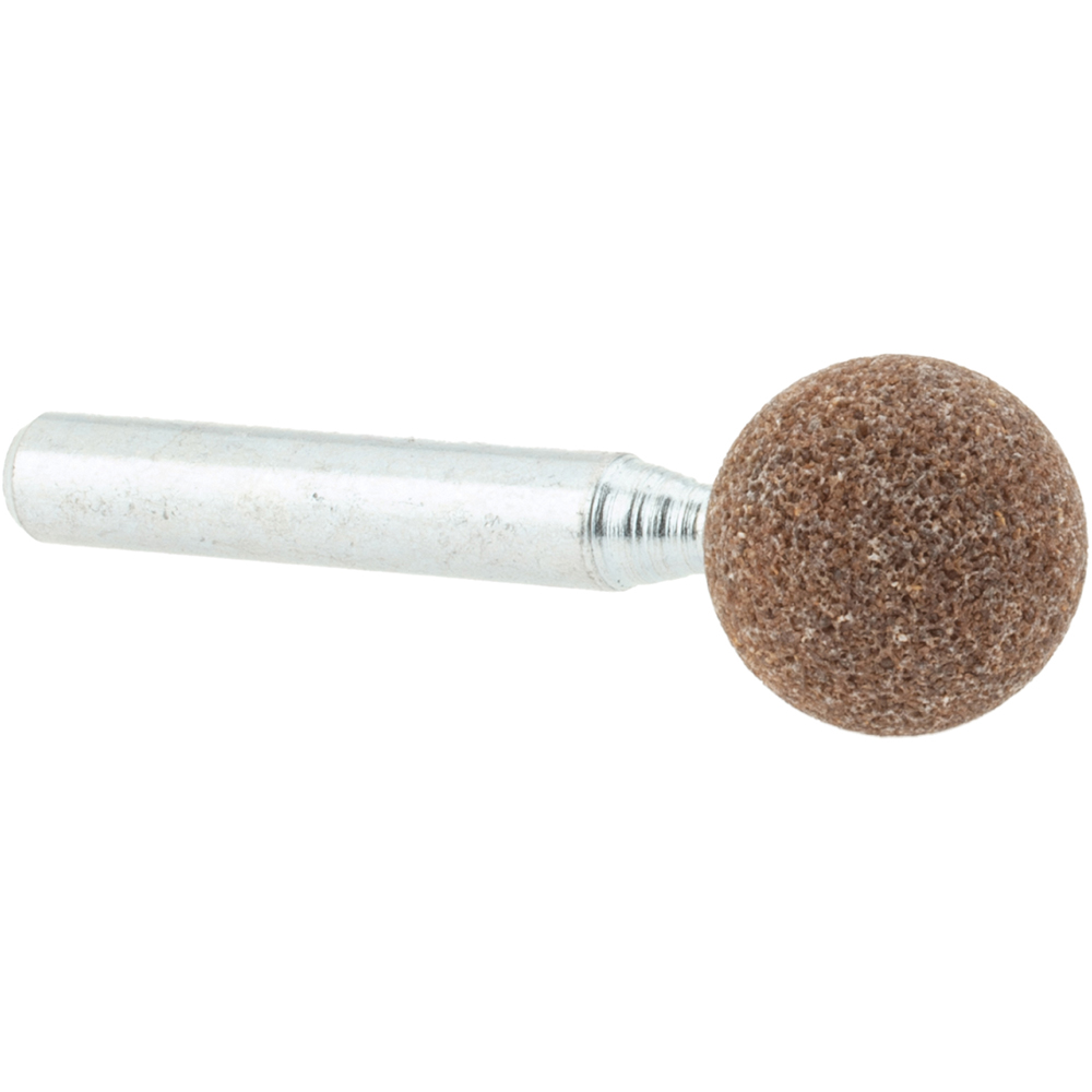 Mounted Point: 5/8" Thick, 1/4" Shank Dia, A26, 60 Grit, Medium